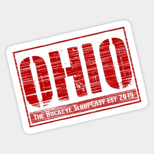 Distressed Ohio Sticker